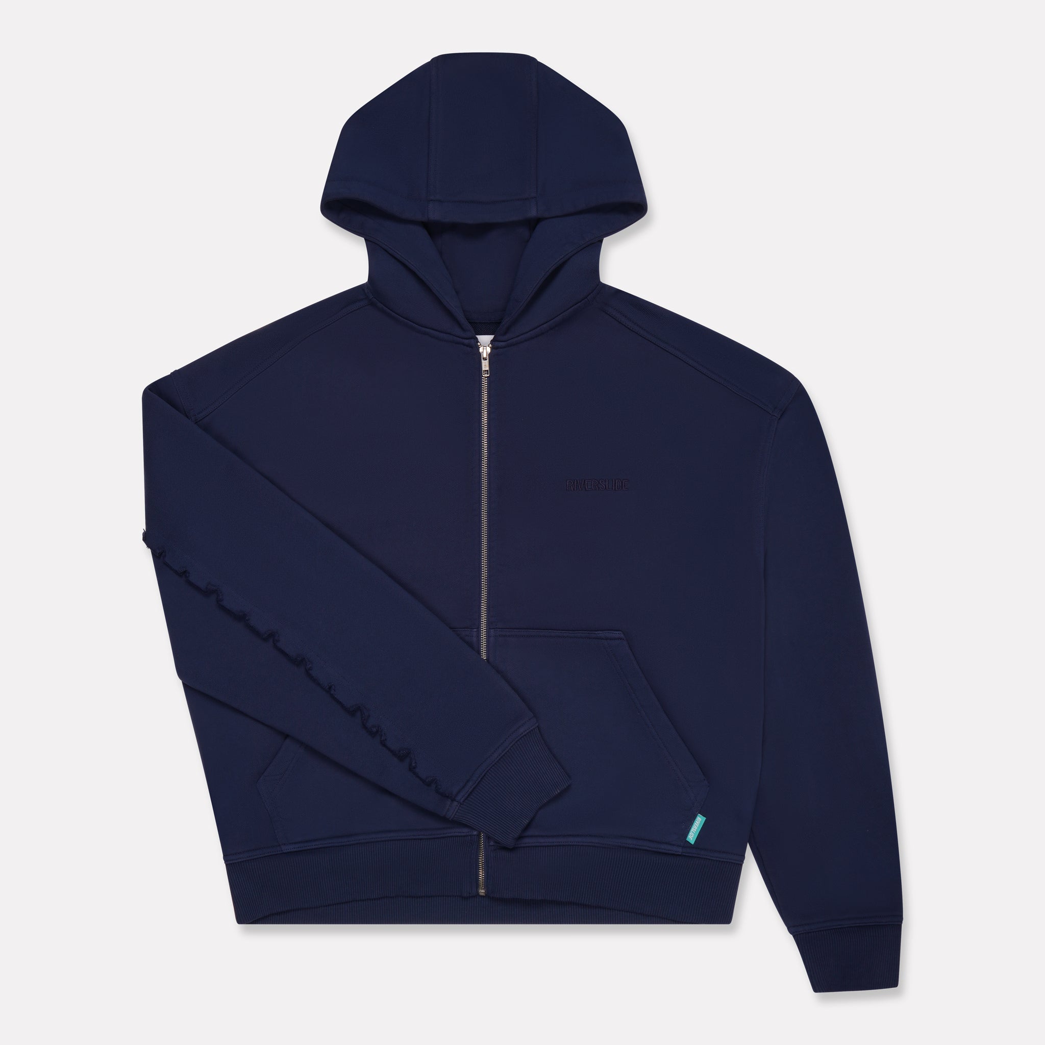 【U LAN】Pigment Multi-Pocket Two-Way Hooded Zip-Up New-OE-Zip-Up-Hoodie-Rust-01.