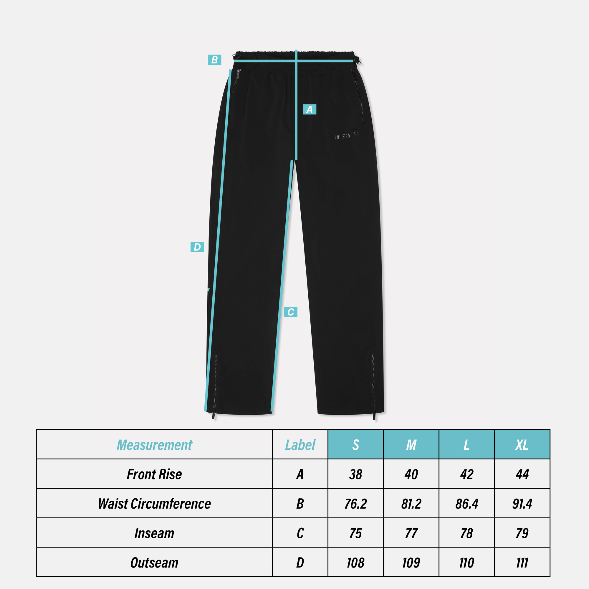 Zippered Track Pants